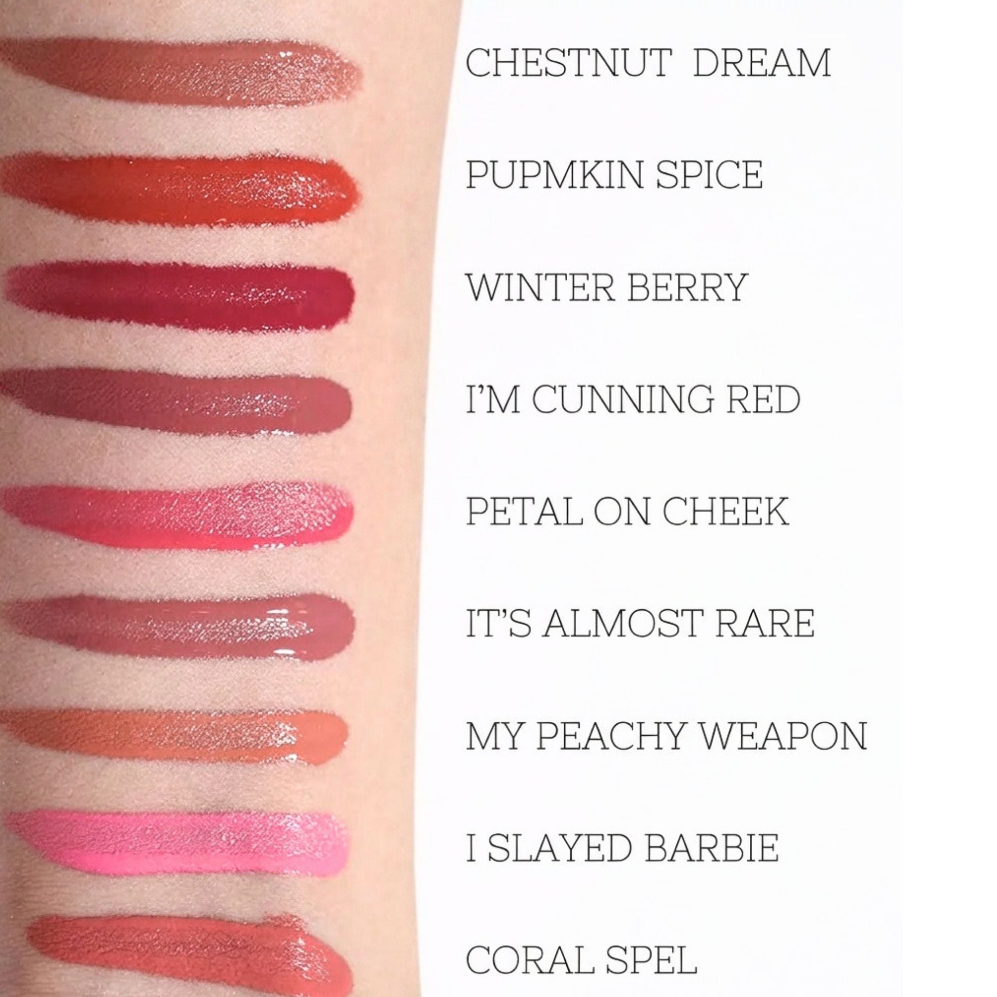 Klasyk Beauty The Blush high pigment liquid blush all 9 shades collection Pakistani skin tones