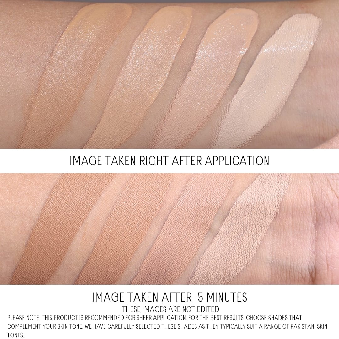 Klasyk Beauty Brightener under eye concealer sheer to medium coverage dark circles Pakistani skin