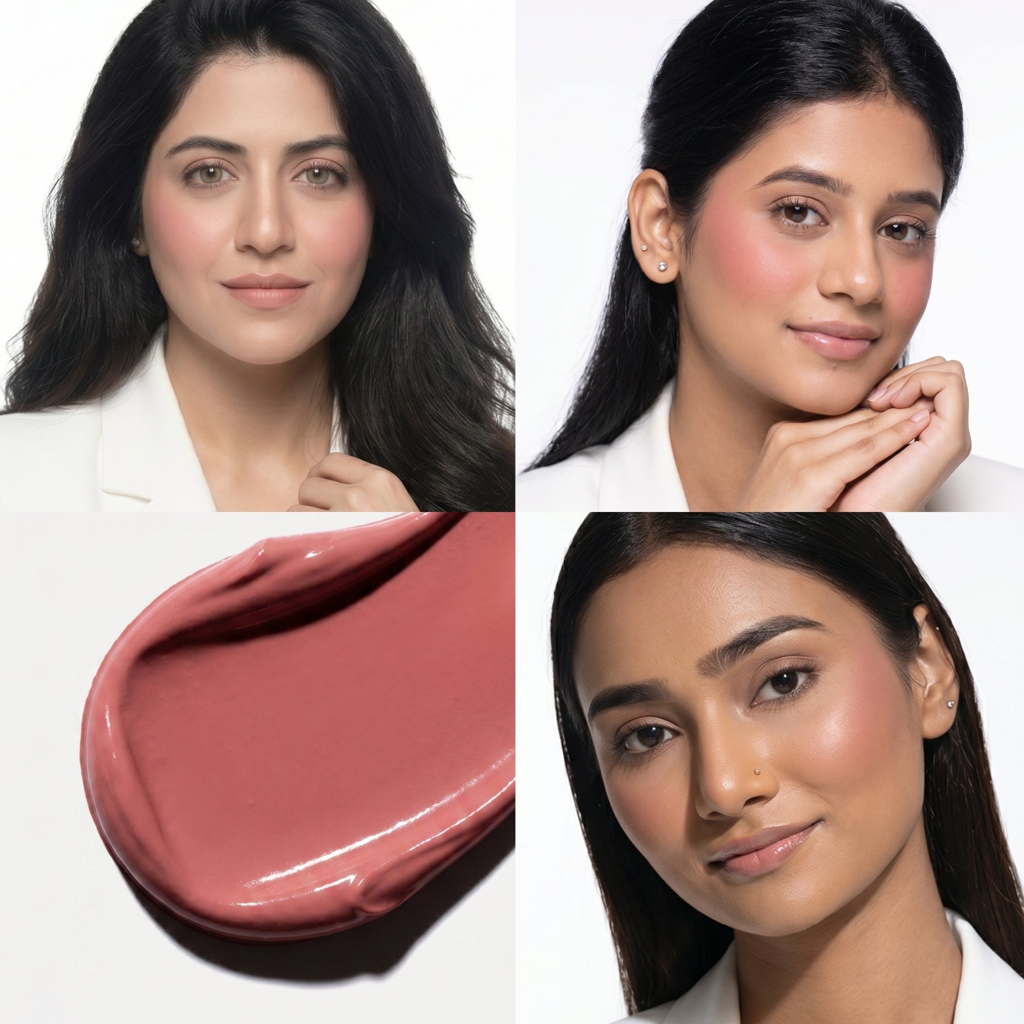 Klasyk Beauty Creme Blush Salty Rose matte finish cream blush Pakistani skin