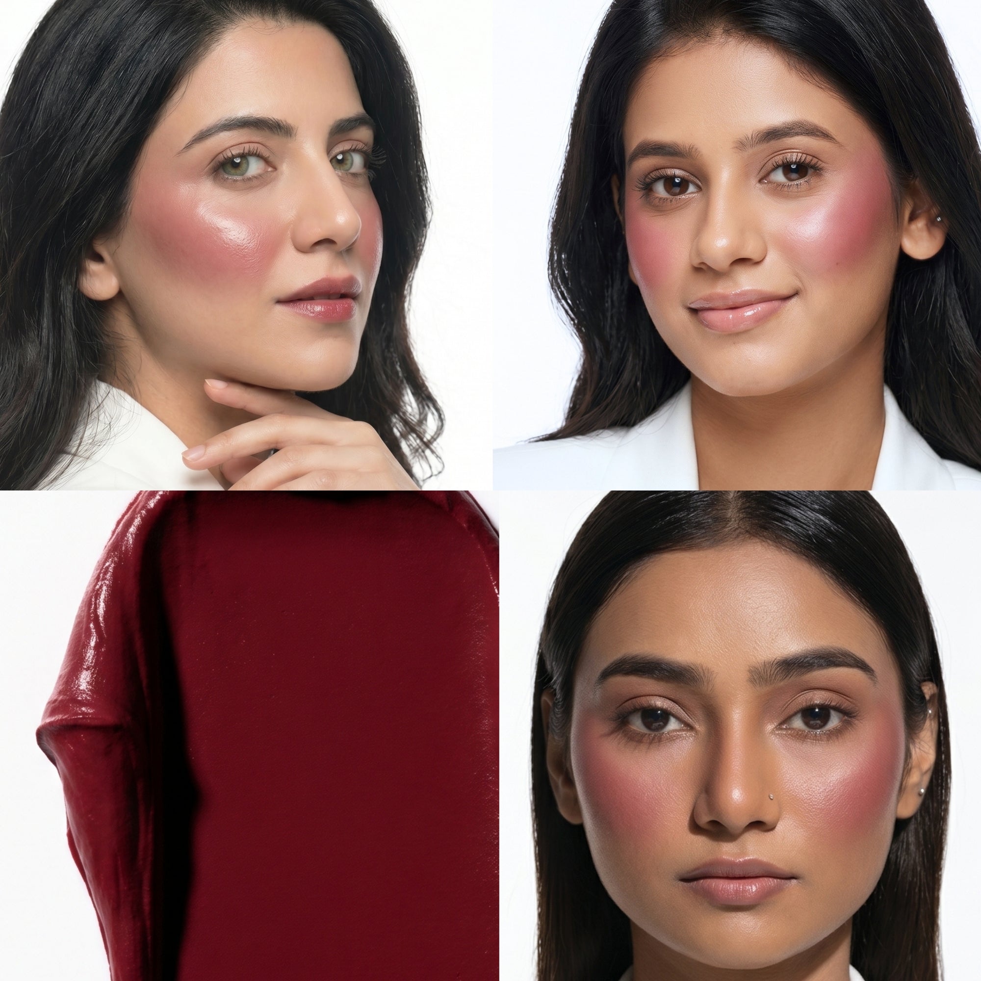 Klasyk Beauty Creme Blush Berry Hopes dewy finish cream blush Pakistani skin