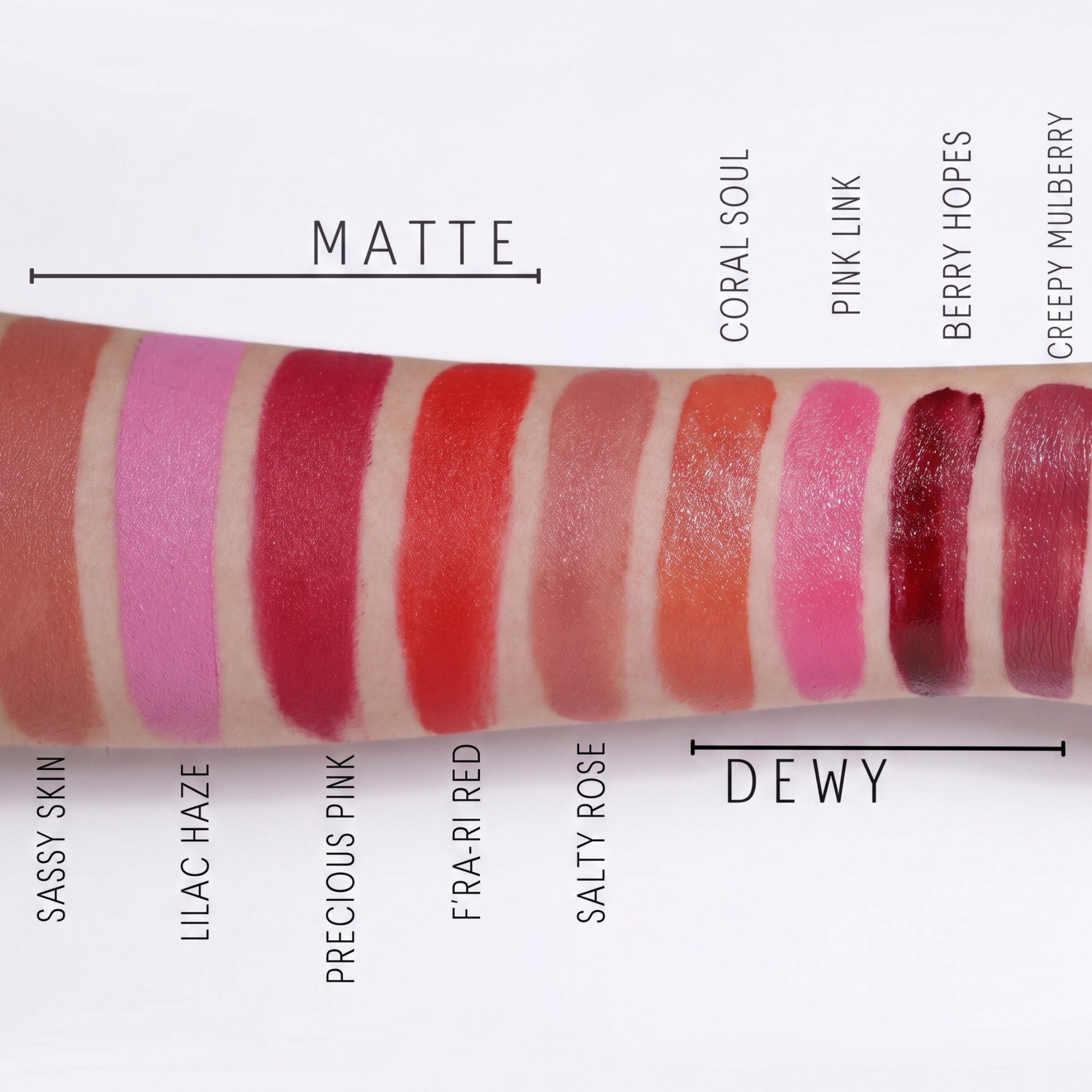 Klasyk Beauty Creme Blush cream blush 9 shades swatches Pakistani skin tones