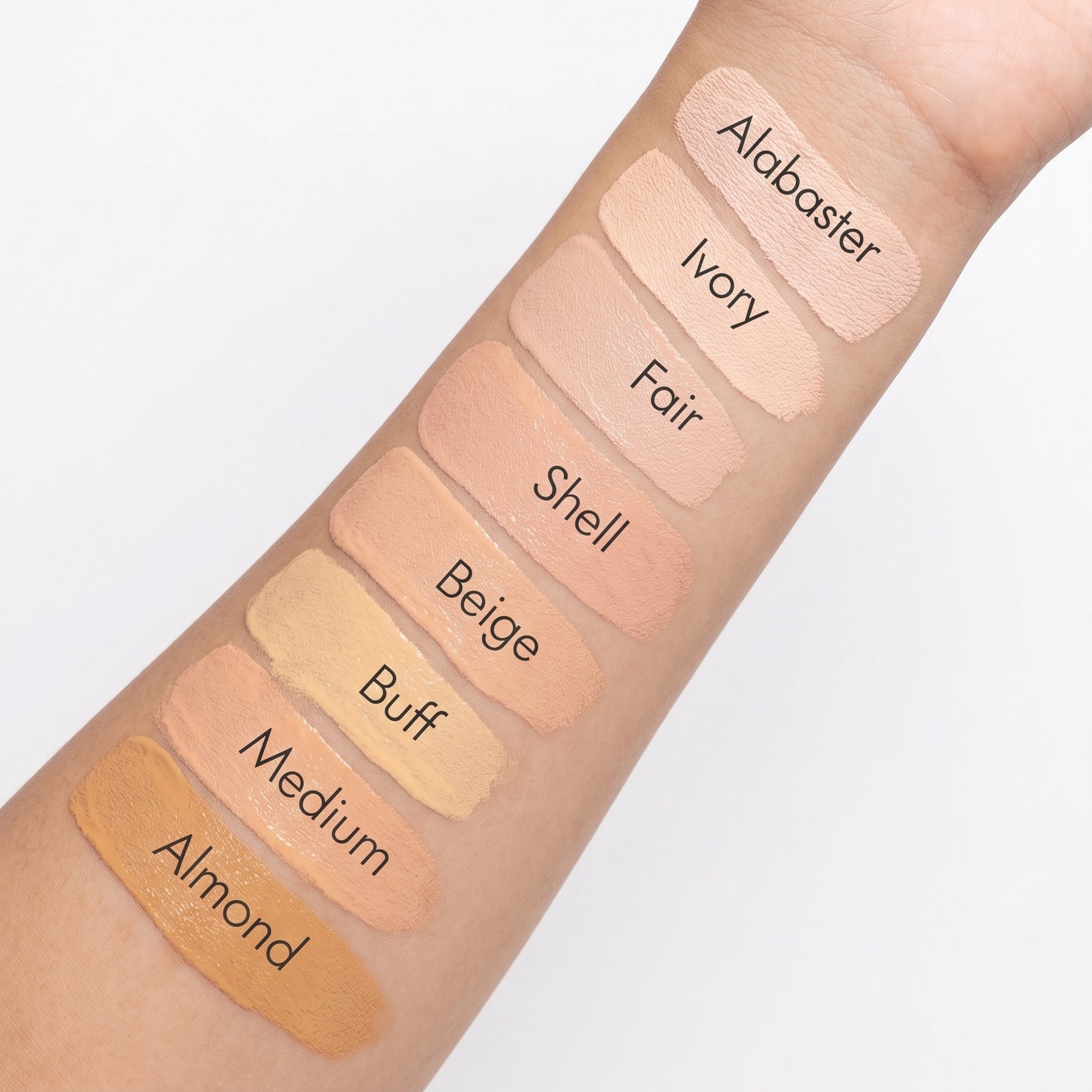 Klasyk Beauty Hide and Slay concealer hyaluronic acid vitamin E hydrating full coverage all shades swatches smears